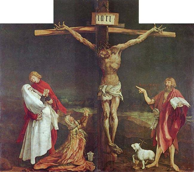 Matthias Grunewald The Crucifixion, central panel of the Isenheim Altarpiece. Norge oil painting art